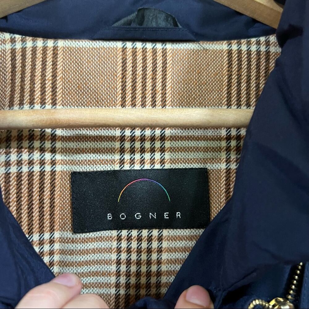 Bogner navy blue anorak pullover winter jacket - Picture 7 of 10